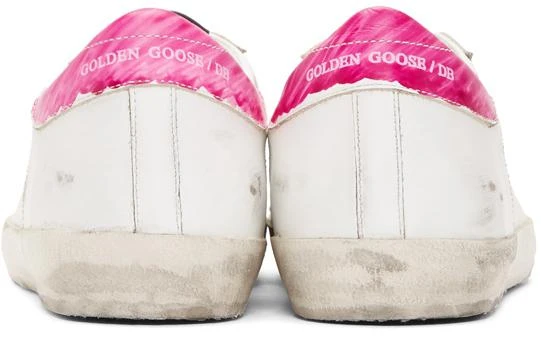 商品Golden Goose|SSENSE Exclusive White & Pink Wednesday 运动鞋,价格¥2723,第4张图片详细描述