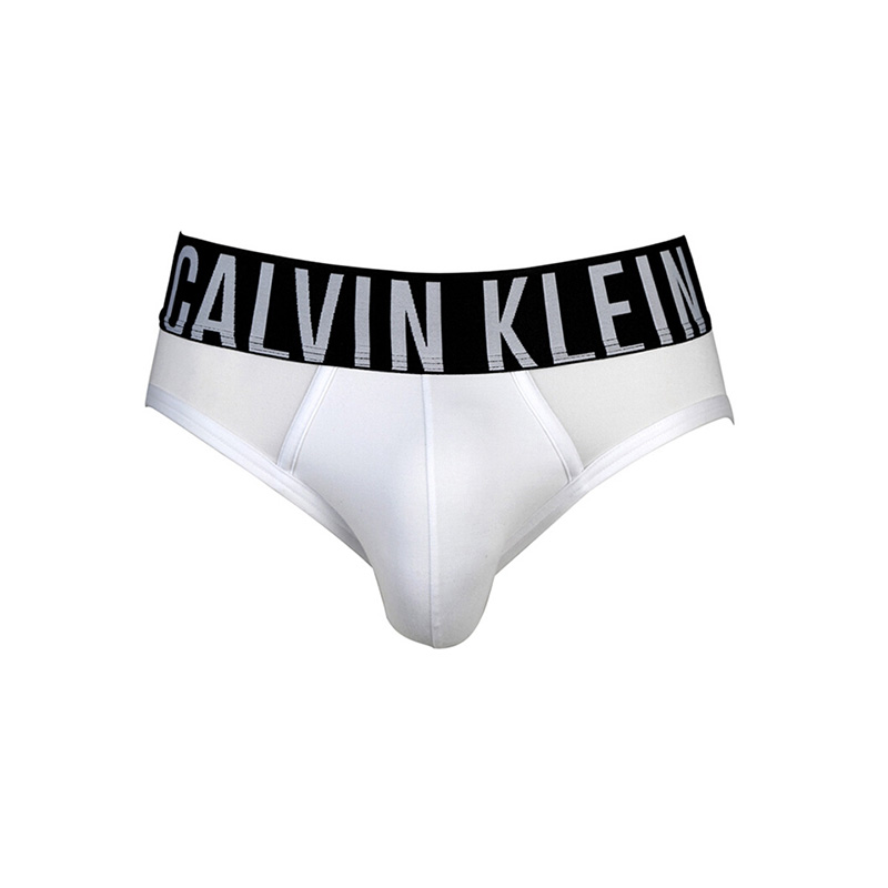 Calvin Klein 卡尔文 克莱恩 白色涤纶腰边加宽男士三角内裤 NB1044-100商品第1张图片规格展示