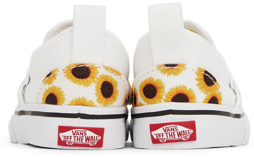 商品Vans|Baby White Slip-On V Sneakers,价格¥142,第4张图片详细描述