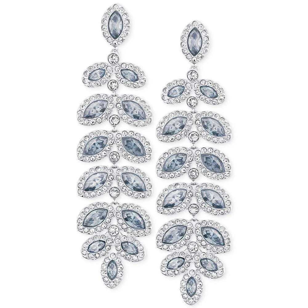 商品Swarovski|Rhodium-Plated Crystal Drop Earrings,价格¥1265,第1张图片