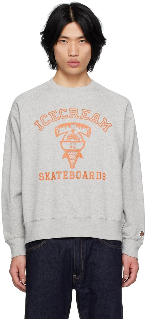 商品Icecream|Gray IC Sharks Sweatshirt,价格¥455,第1张图片