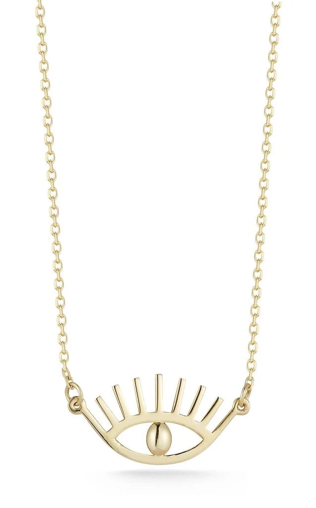商品Design Lab|14K Gold Evil Eye Necklace,价格¥2159,第1张图片