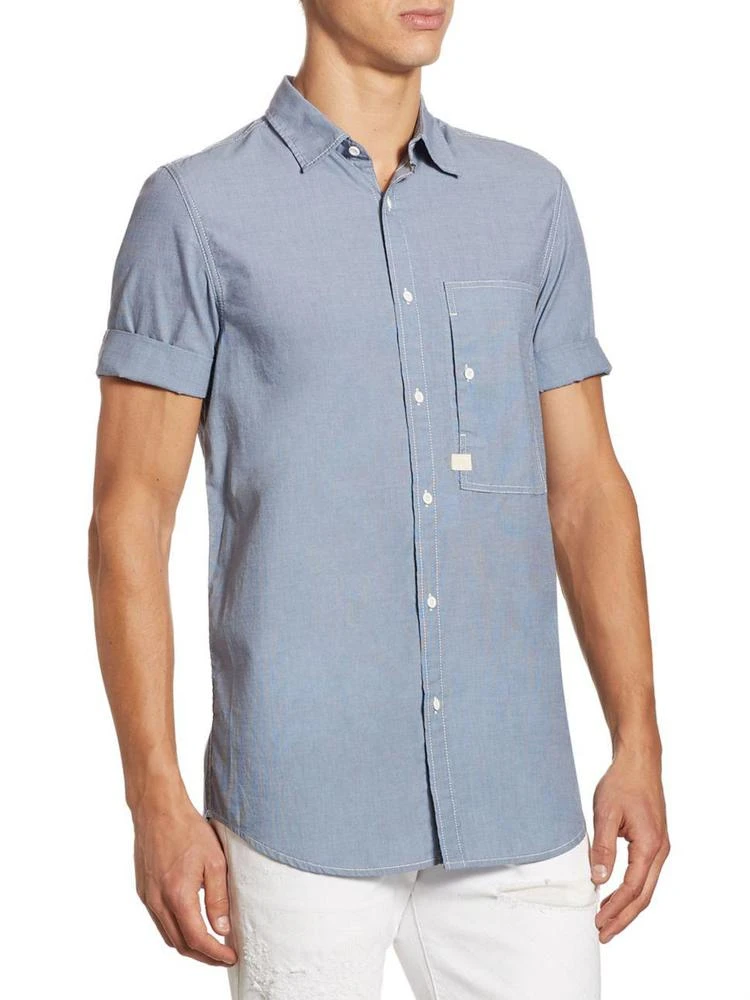 商品G-Star|Stalt Denim Cotton Casual Button-Down Shirt,价格¥562,第3张图片详细描述