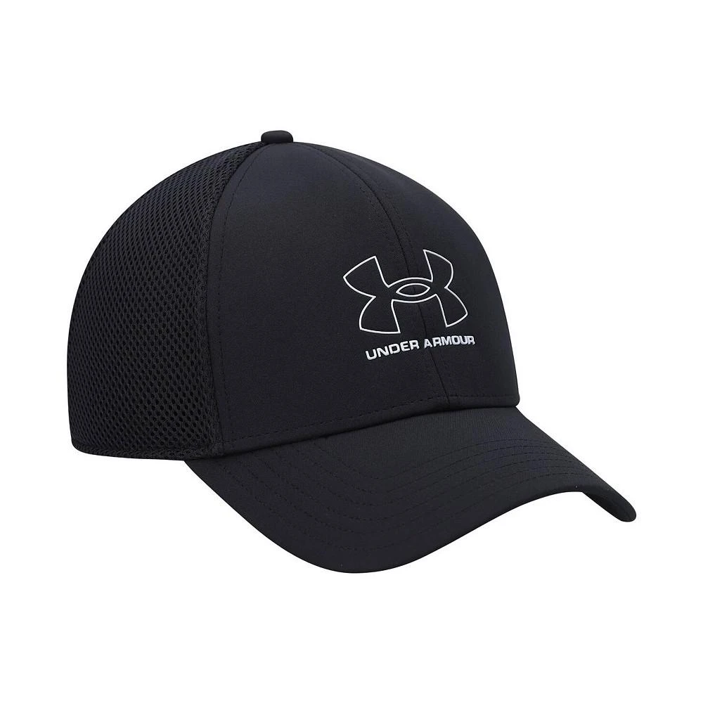 商品Under Armour|Men's Black Driver Mesh Iso-Chill Flex Hat,价格¥208,第3张图片详细描述