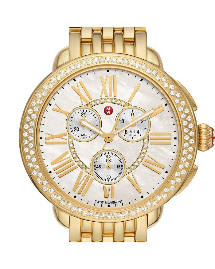 商品Michele|Serein 18K Gold-Plated Diamond Chronograph, 38mm,价格¥22479,第4张图片详细描述