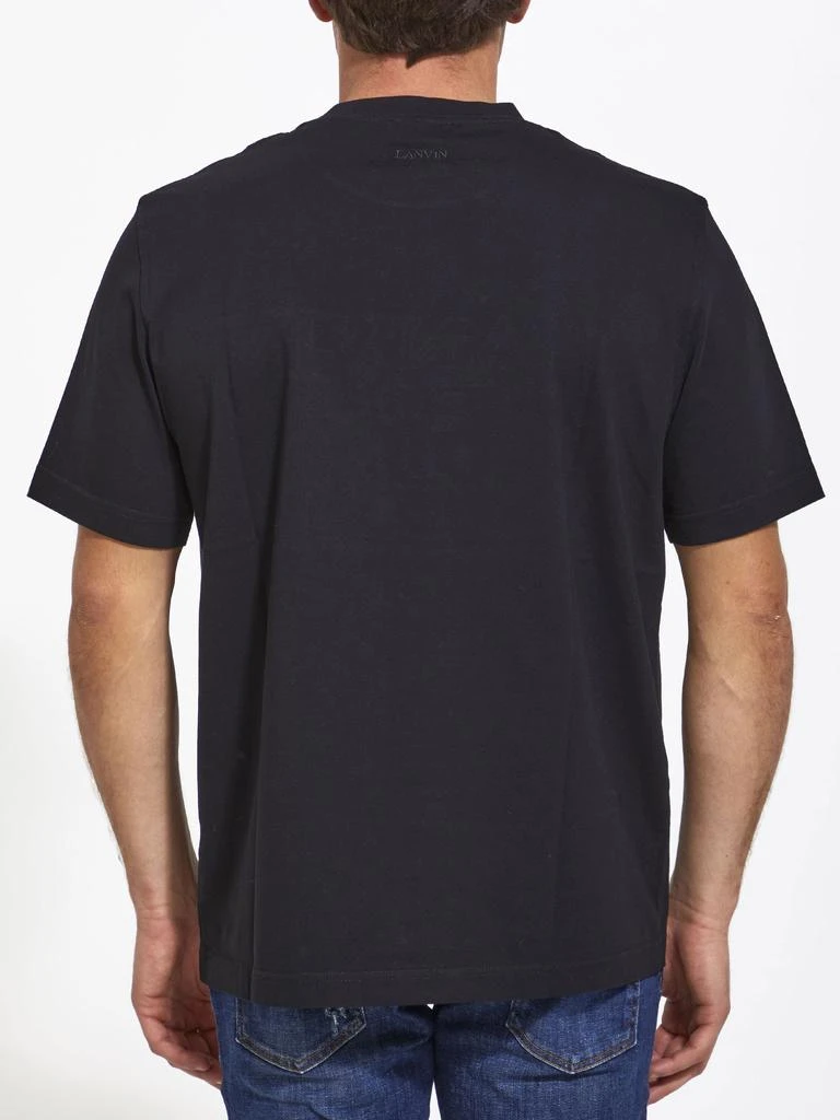 商品Lanvin|Curb black t-shirt,价格¥1931,第3张图片详细描述