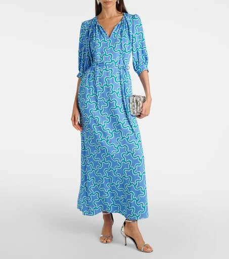 商品Diane von Furstenberg|Drogo印花加长连衣裙,价格¥2782,第2张图片详细描述