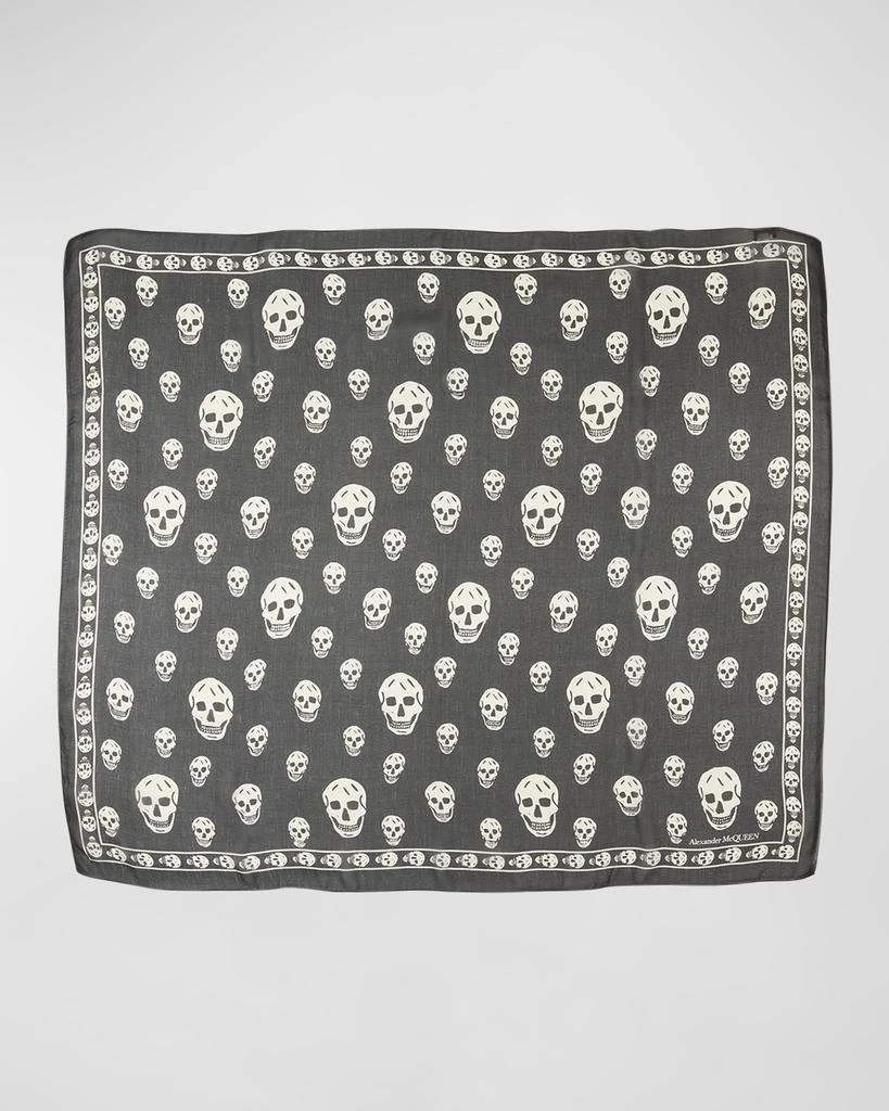 商品Alexander McQueen|Skull Wool Scarf,价格¥3051,第1张图片