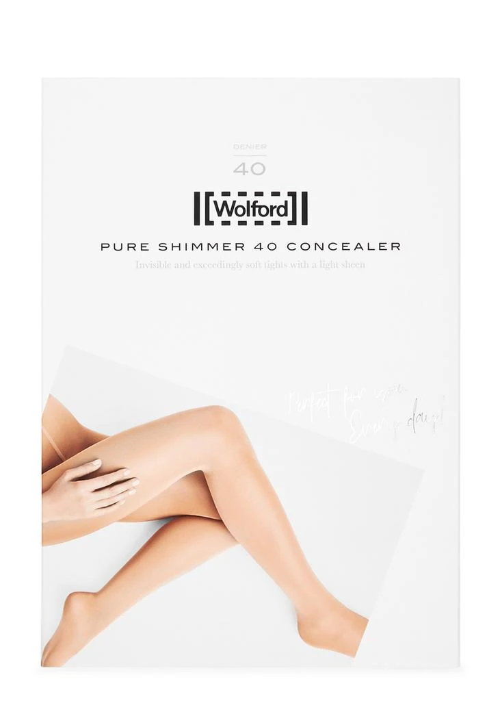商品Wolford|Pure Shimmer black 40 denier tights,价格¥516,第1张图片