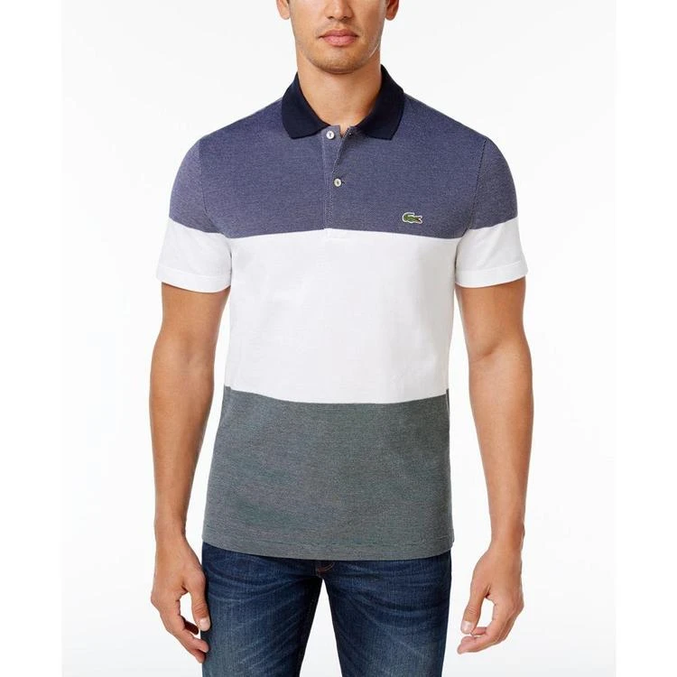 商品Lacoste|棉质条纹Polo衫,价格¥323,第1张图片