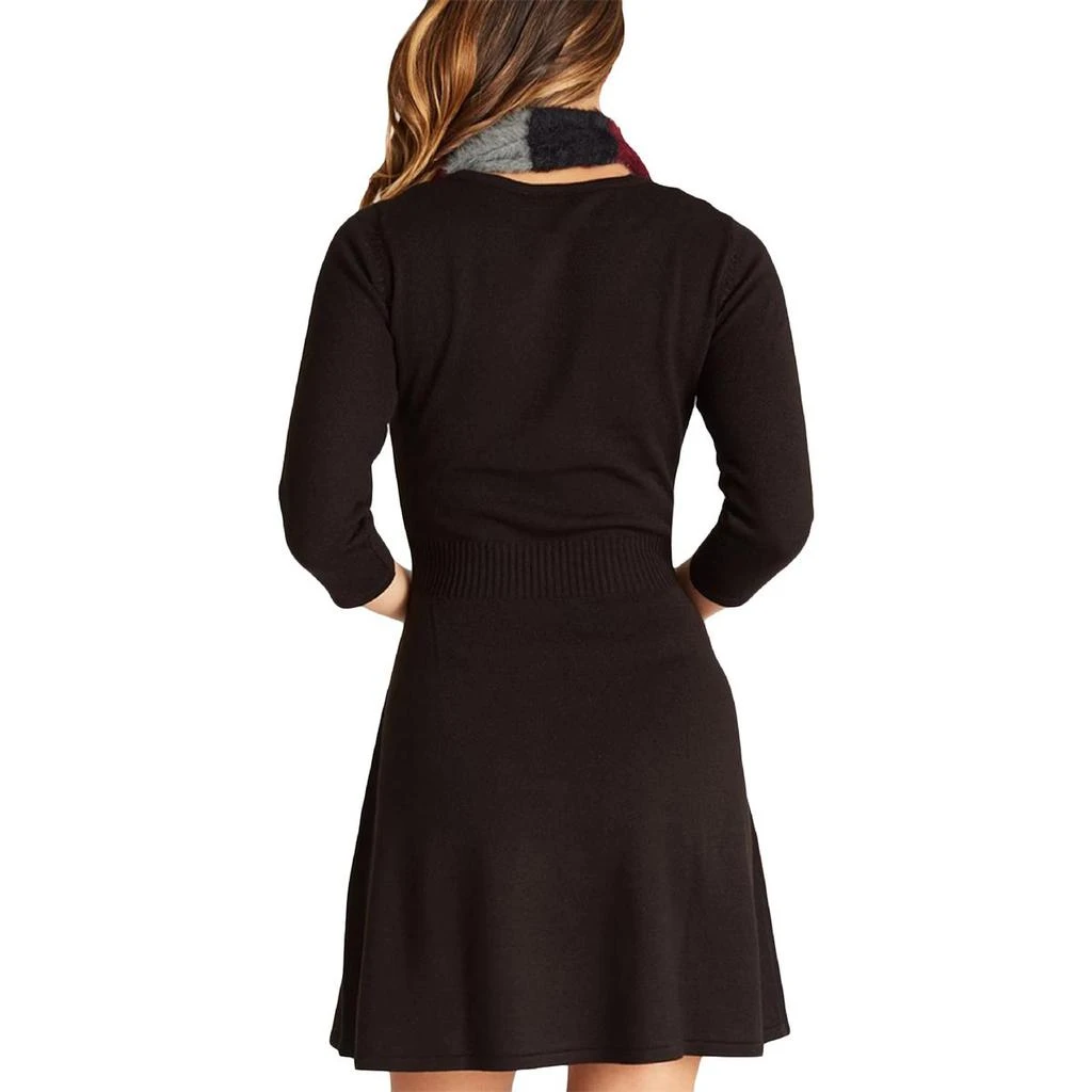 商品BCX|BCX Womens Juniors Sweater Stretch Fit & Flare Dress,价格¥61,第2张图片详细描述