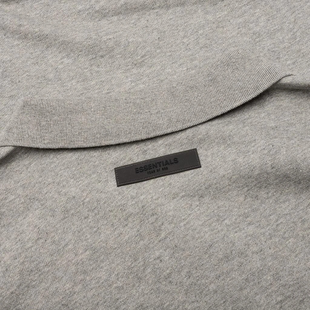 商品Essentials|L/S Polo - Dark Oatmeal,价格¥424,第4张图片详细描述