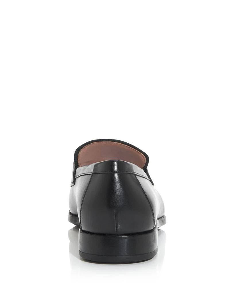 商品Salvatore Ferragamo|Men's Ree Double Gancini Bit Leather Loafers,价格¥6769,第3张图片详细描述