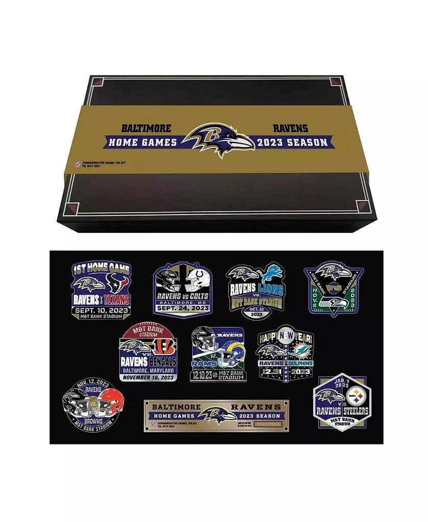 商品Mojo Licensing|Baltimore Ravens 2023-24 Game Day Pin Collector Set,价格¥759,第1张图片