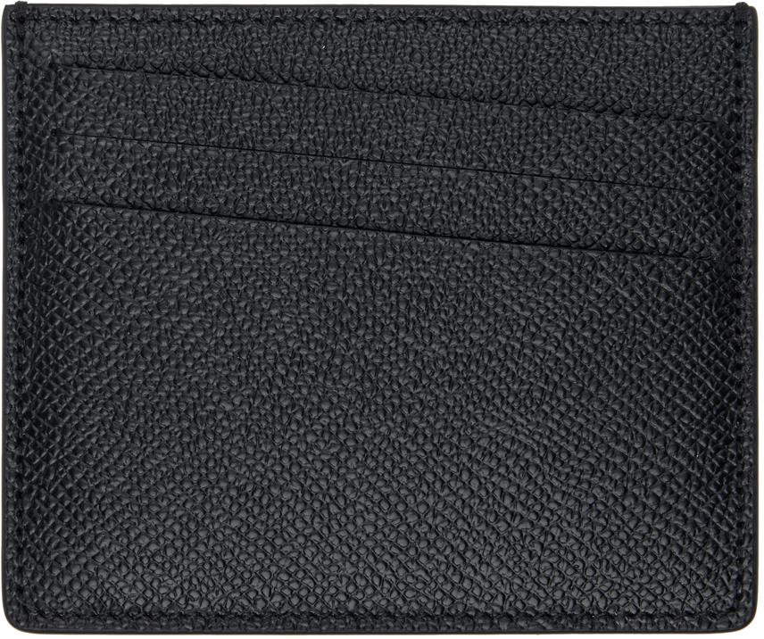 MAISON MARGIELA Black Four Stitches Card Holder - Bags