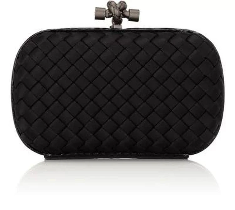 商品Bottega Veneta|Intreccio Impero Satin Clutch,价格¥9214,第4张图片详细描述