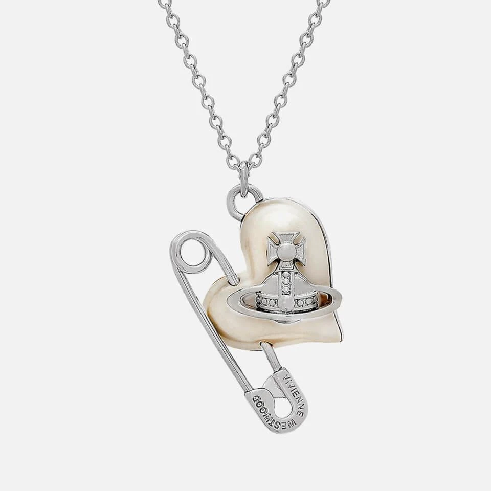 商品Vivienne Westwood|Vivienne Westwood Women's Orietta Pendant Necklace - Platinum/Creamrose,价格¥1636,第2张图片详细描述