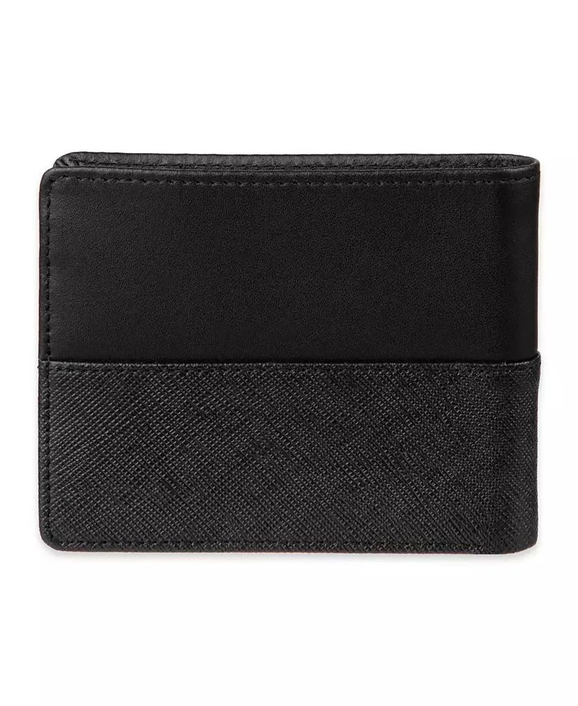 商品Calvin Klein|Men's RFID Overlapping Saffiano Slimfold Wallet,价格¥228,第3张图片详细描述