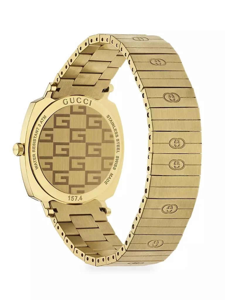 商品Gucci|Grip GG Yellow Gold PVD Bracelet Watch,价格¥12753,第4张图片详细描述