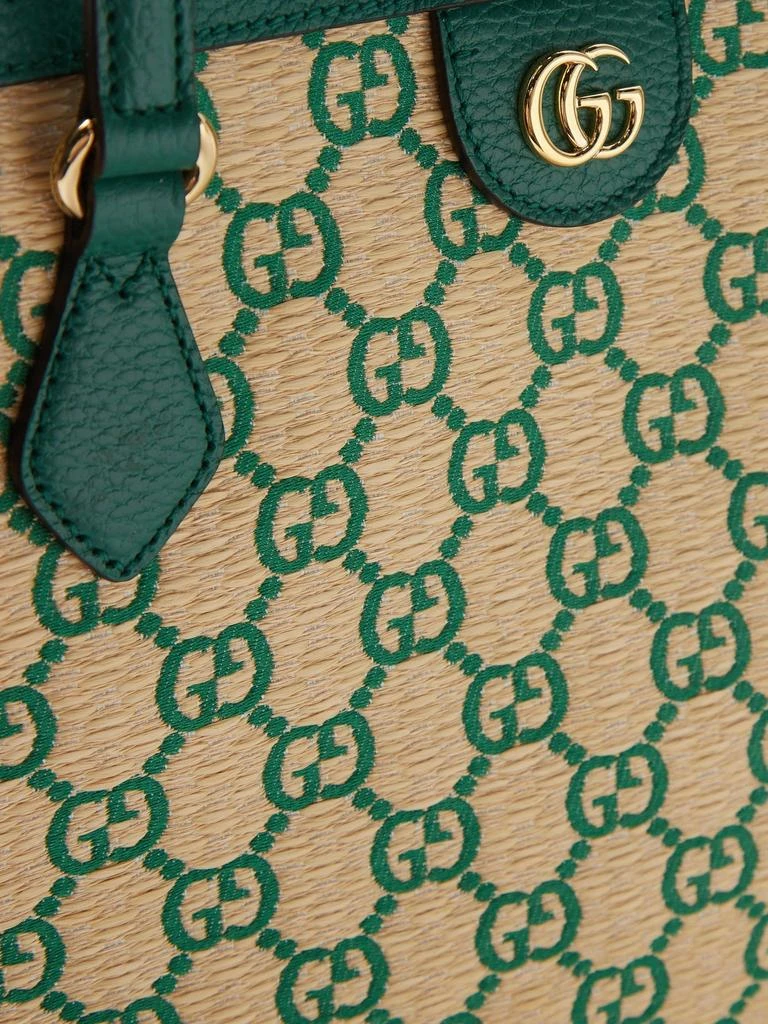 商品Gucci|Ophidia faux raffia & leather tote bag,价格¥13193,第5张图片详细描述