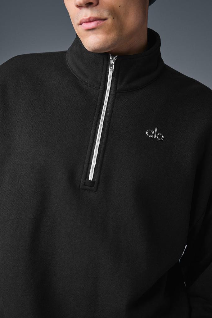 Alo Accolade 1/4 Zip Pullover - Black - Hoodies - Compare Prices