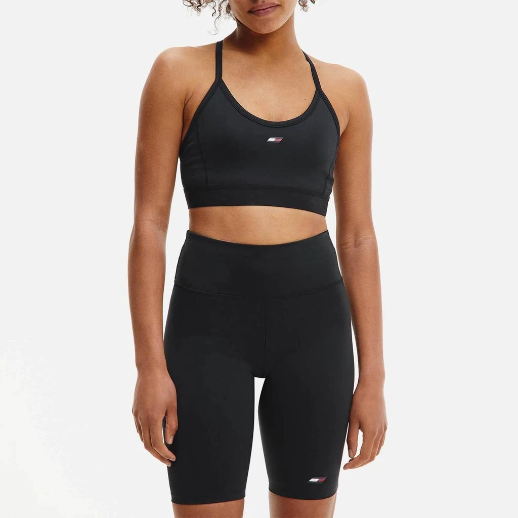 商品Tommy Hilfiger|Tommy Sport Women's Hw Fitted Shorts - Black,价格¥158,第1张图片