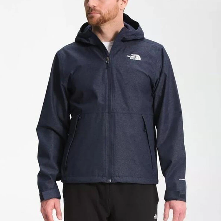 商品[国内直发] The North Face|北面  城市户外系列 纯色连帽 山系 软壳  户外远足 防水透气冲锋衣 男款 蓝色,价格¥1062,第5张图片详细描述