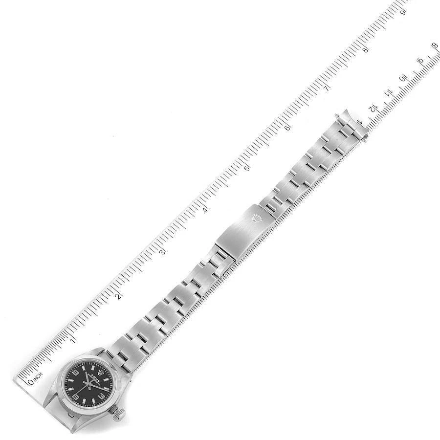 Rolex Black Stainless Steel Oyster Perpetual 67180 Women's Wristwatch 24 MM 商品