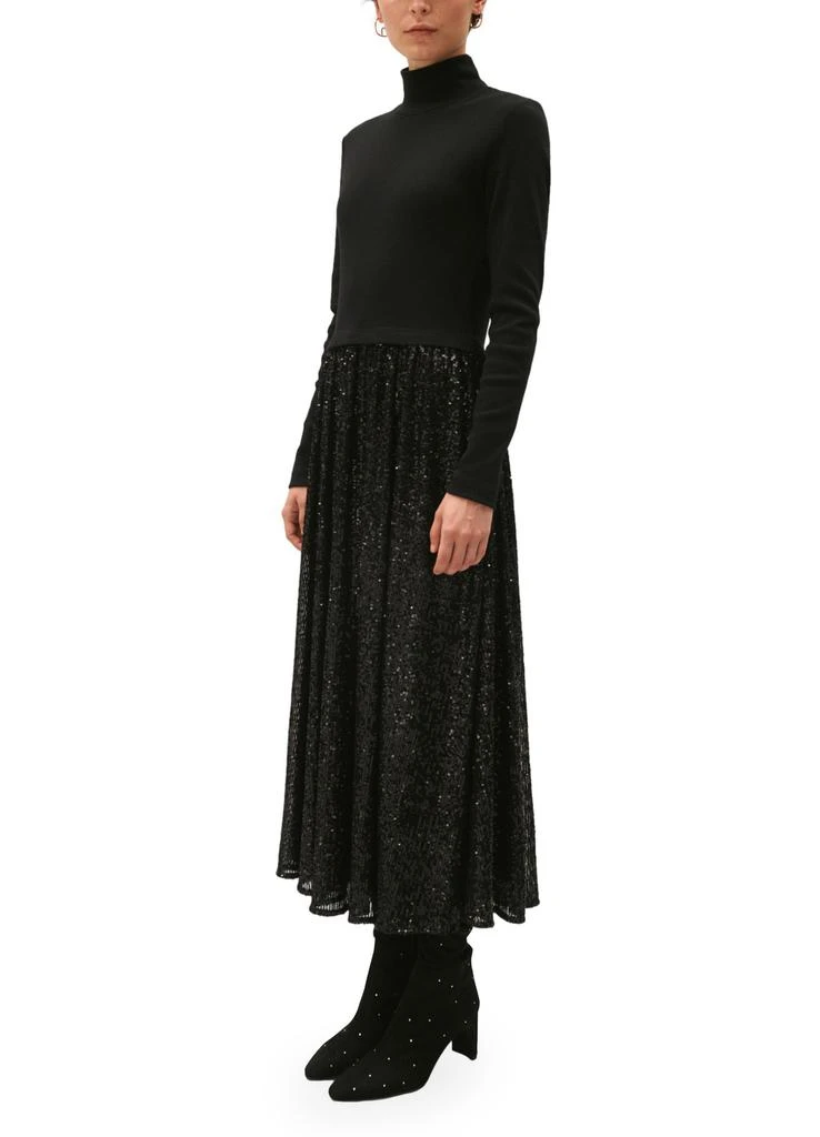 商品Claudie Pierlot|双面料亮片连衣裙,价格¥2544,第2张图片详细描述
