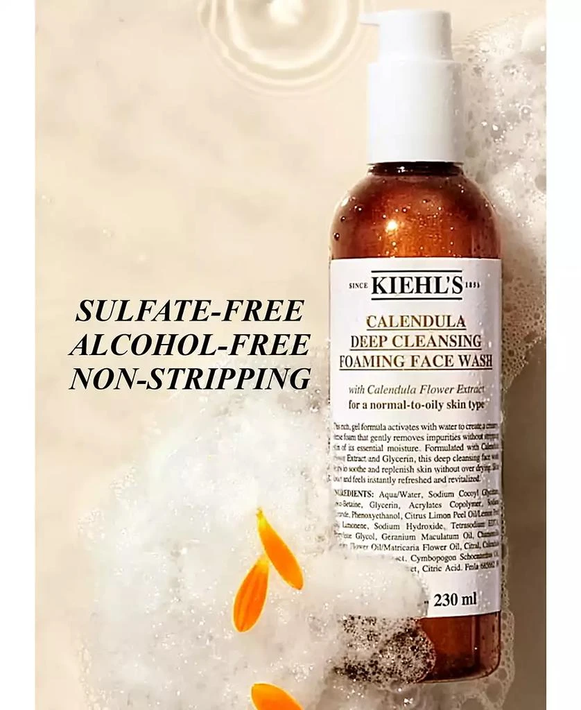 商品Kiehl's|Calendula Deep Cleansing Foaming Face Wash, 16.9-oz.,价格¥136,第3张图片详细描述