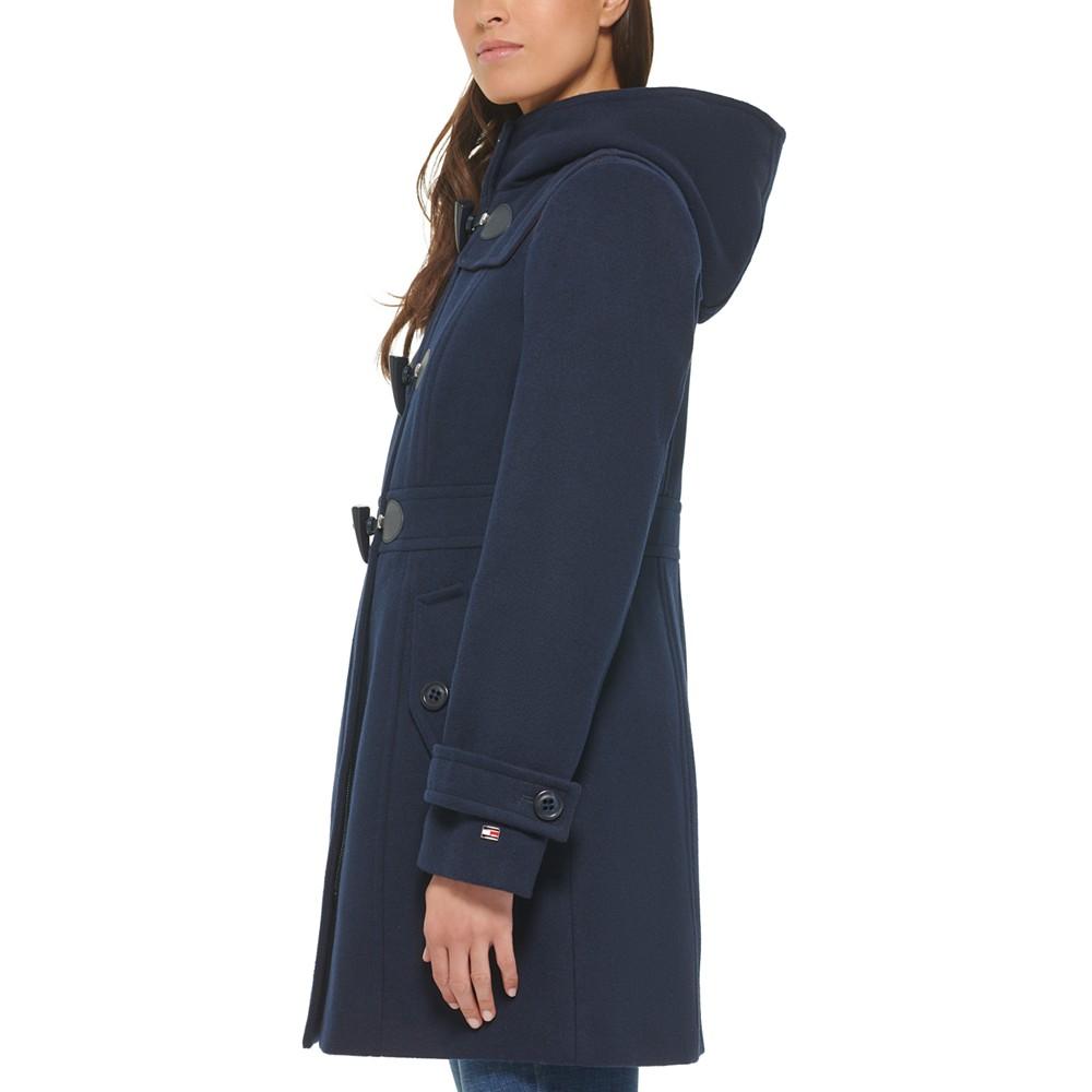 Women's Hooded Toggle Walker Coat, Created for Macy's商品第3张图片规格展示