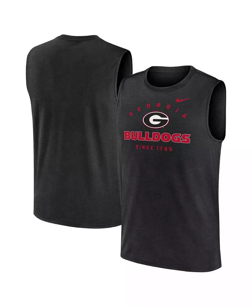 商品NIKE|Men's Black Georgia Bulldogs Primetime Legend Lock Up Performance Muscle Tank Top,价格¥306,第1张图片