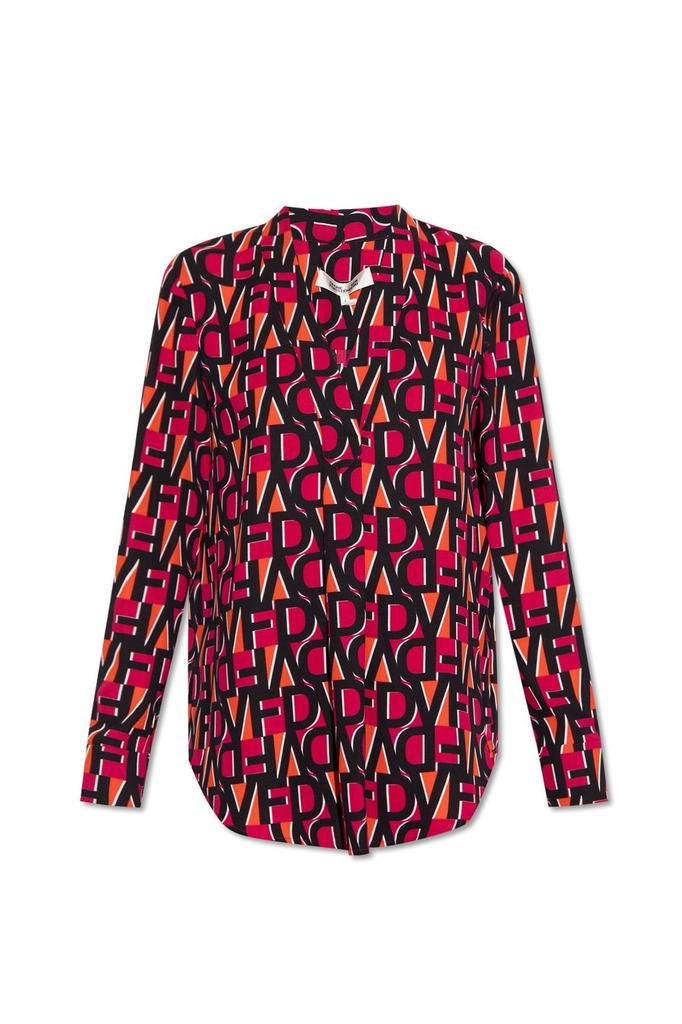 Diane von Furstenberg Satin Sanorah Top商品第1张图片规格展示