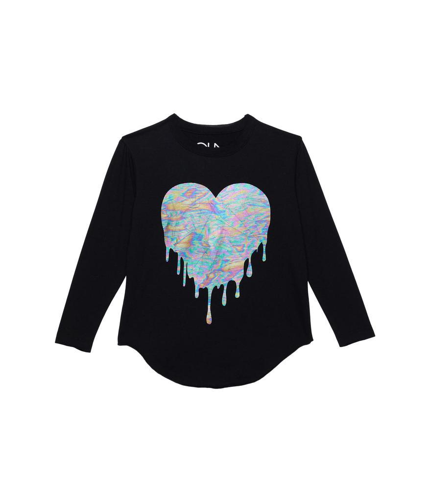 商品Chaser|Drippy Heart Recycled Vintage Jersey Pullover (Little Kids/Big Kids),价格¥337,第1张图片