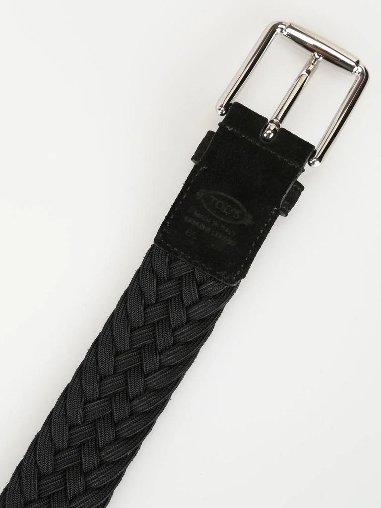 商品Tod's|Tod&#39;s Men&#39;s  Black Leather Belt,价格¥2708,第3张图片详细描述