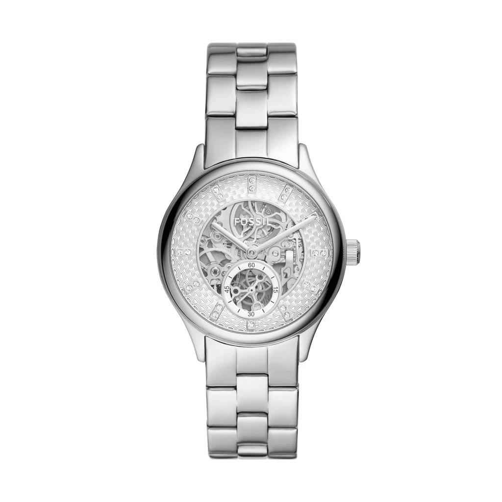 商品Fossil|Fossil Women's Modern Sophisticate Automatic Three-Hand, Stainless Steel Watch,价格¥577,第1张图片