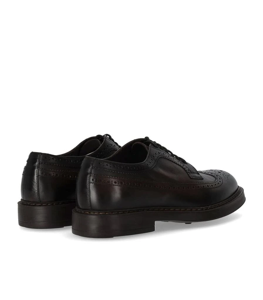 商品DOUCAL'S|Doucals Triumph Dark Brown Derby Lace Up Shoe,价格¥3169,第4张图片详细描述