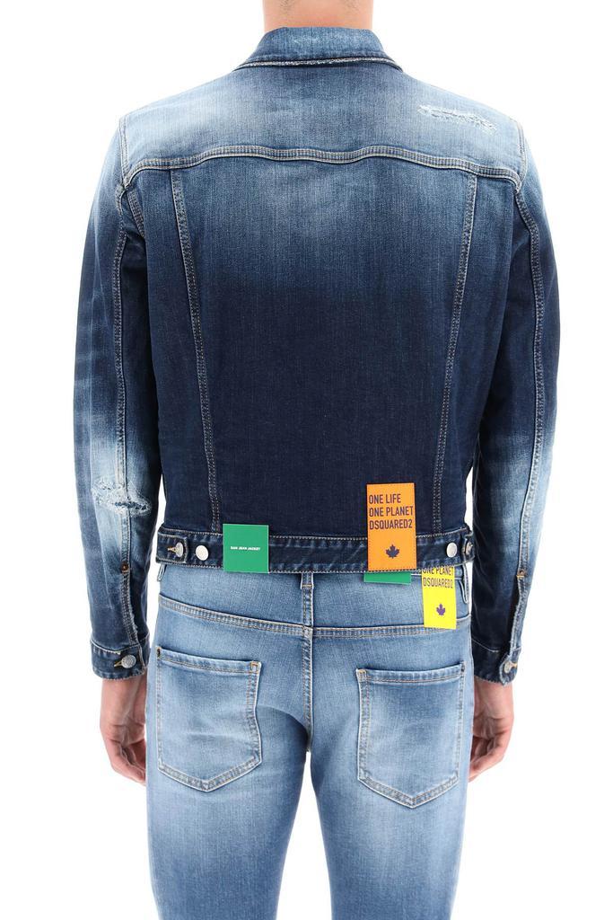 商品DSQUARED2|Dsquared2 dan jean jacket,价格¥3272,第5张图片详细描述