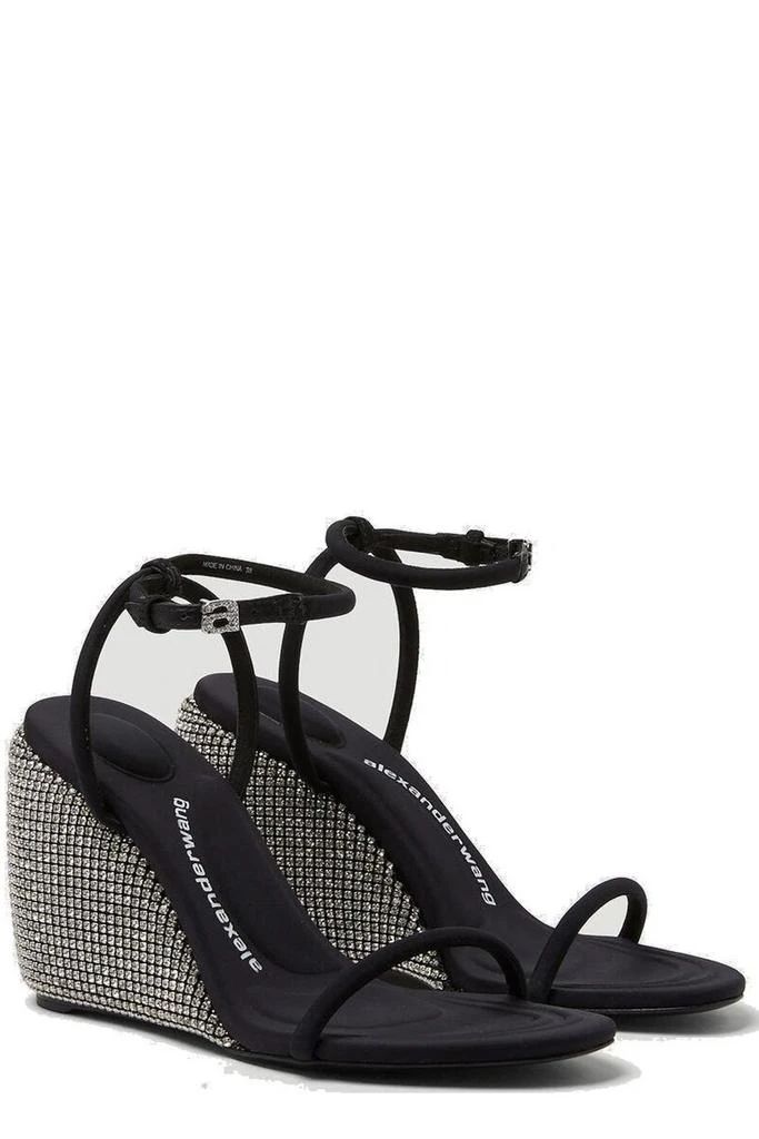 商品Alexander Wang|Alexander Wang Dahlia Embellished Wedge Sandals,价格¥4770,第3张图片详细描述