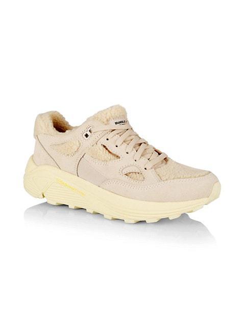 商品BRANDBLACK|Aura 130 Faux Shearling Sneakers,价格¥1795,第4张图片详细描述