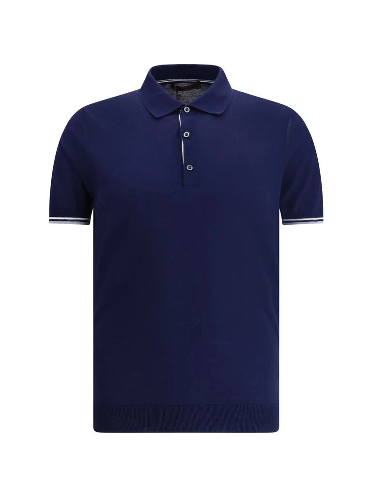 商品MOORER|Cotton Polo Shirt,价格¥3356,第1张图片