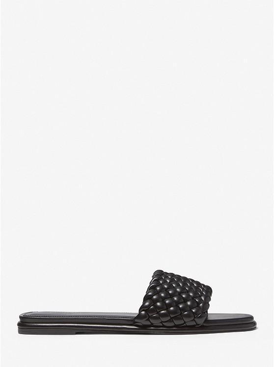 商品Michael Kors|Amelia Braided Slide Sandal,价格¥511,第4张图片详细描述