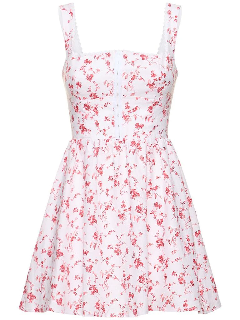 商品Reformation|Sheri Printed Linen Mini Dress,价格¥757,第1张图片