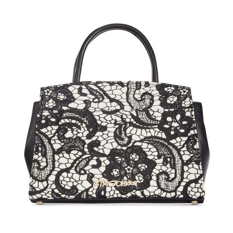商品Betsey Johnson|Lady Lace Medium Crossbody Satchel,价格¥371,第4张图片详细描述