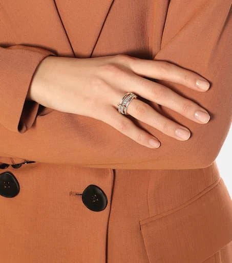 商品Spinelli Kilcollin|Petunia sterling silver and 18kt gold linked rings with diamonds,价格¥25202,第4张图片详细描述