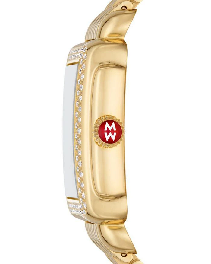 商品Michele|Limited Edition Deco Madison Mid 18K Gold-Plated Diamond Watch, 29mm x 31mm,价格¥33639,第3张图片详细描述