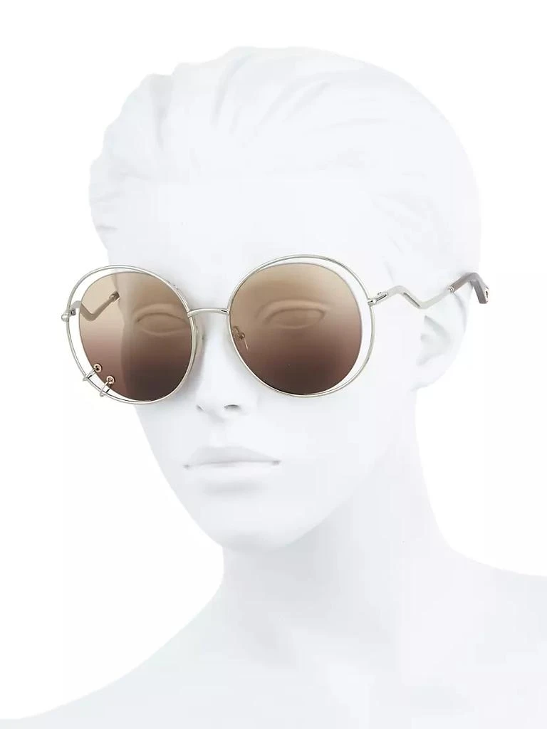 商品Chloé|Wendy 59MM Round Sunglasses,价格¥3708,第4张图片详细描述