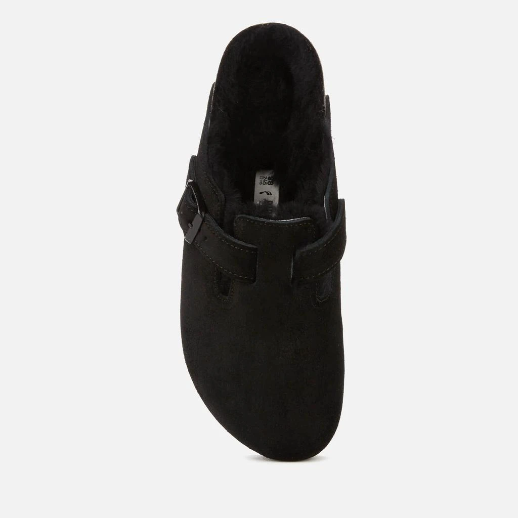 商品Birkenstock|Boston Suede And Shearling Mules,价格¥1627,第3张图片详细描述