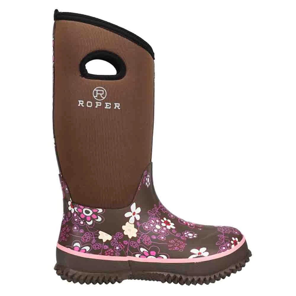 商品Roper|Barnyard 12 Inch Floral Round Toe Rain Boots,价格¥644,第1张图片