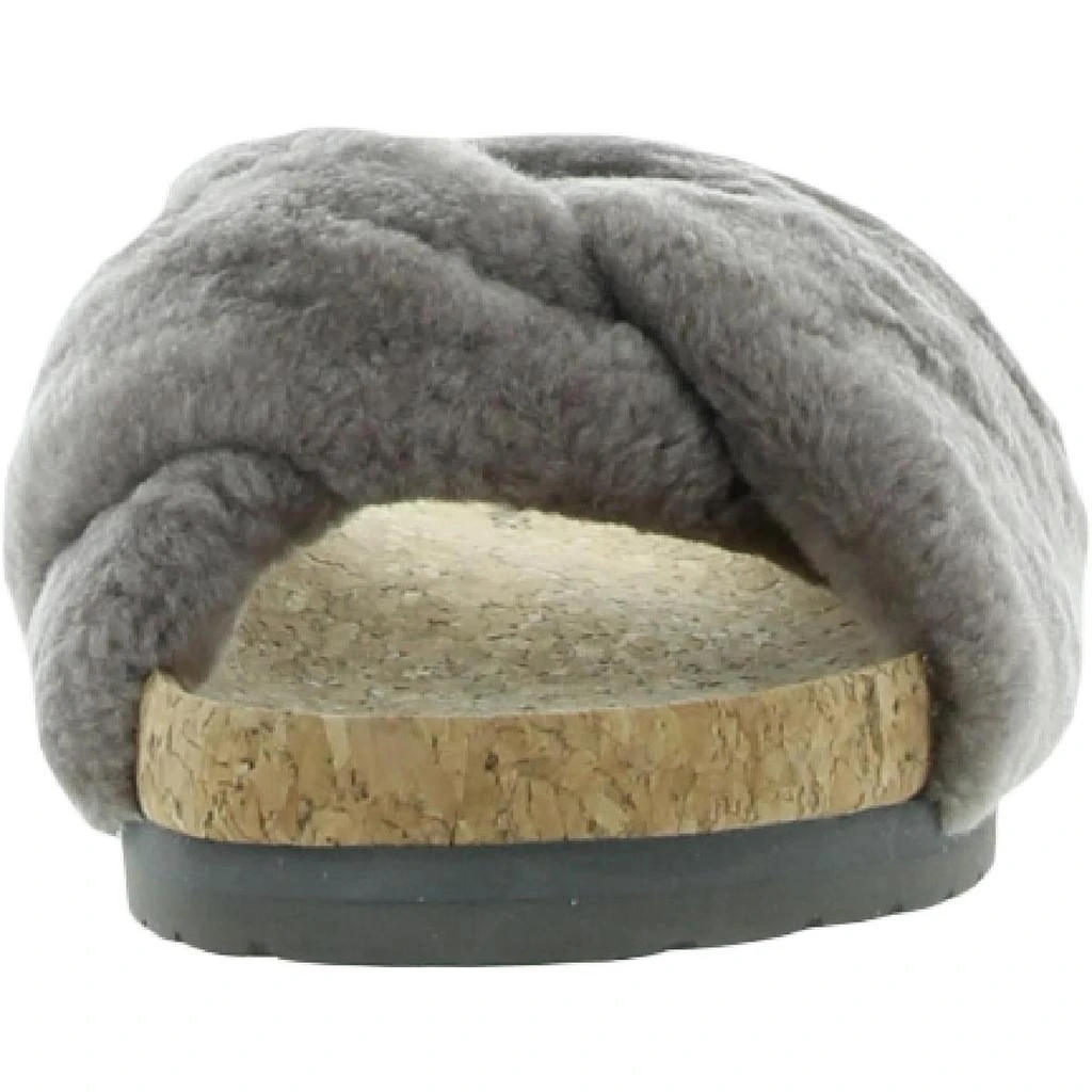 商品Vince|Vince Womens Goran Lamb Fur Comfort Insole Footbed Sandals,价格¥1279,第3张图片详细描述